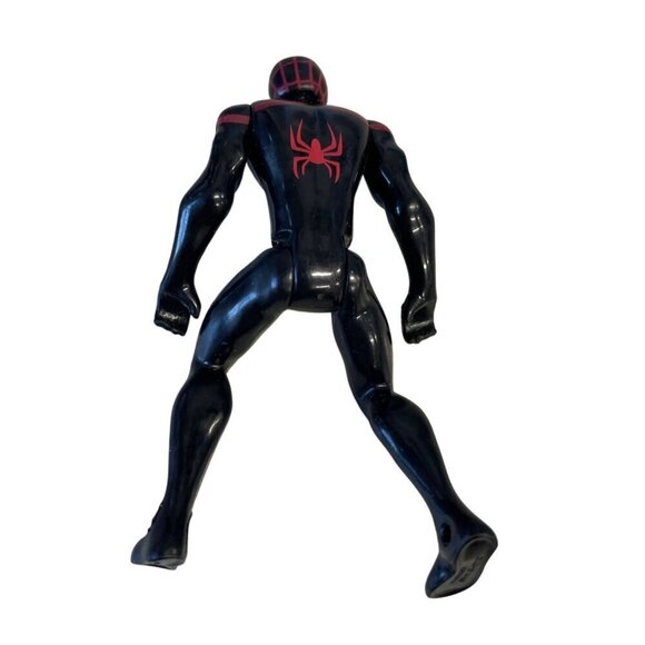 Spider-Man Miles Morales Action Figure Black & Red Collectible Toy 3.5 Inch - Picture 2 of 2